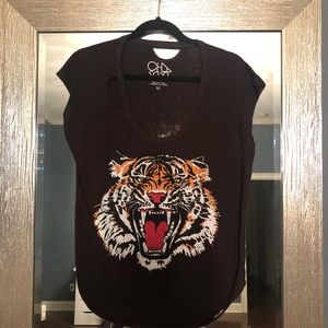 Chaser Tiger Distressed Tee